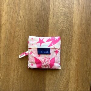 BAGGU Pink and Cream Starfish Pattern Bag